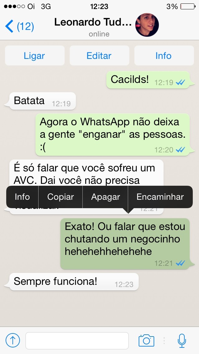 Como Mandar 1000 Mensagem No Whatsapp De Uma Vez Exemplo de Mensagem