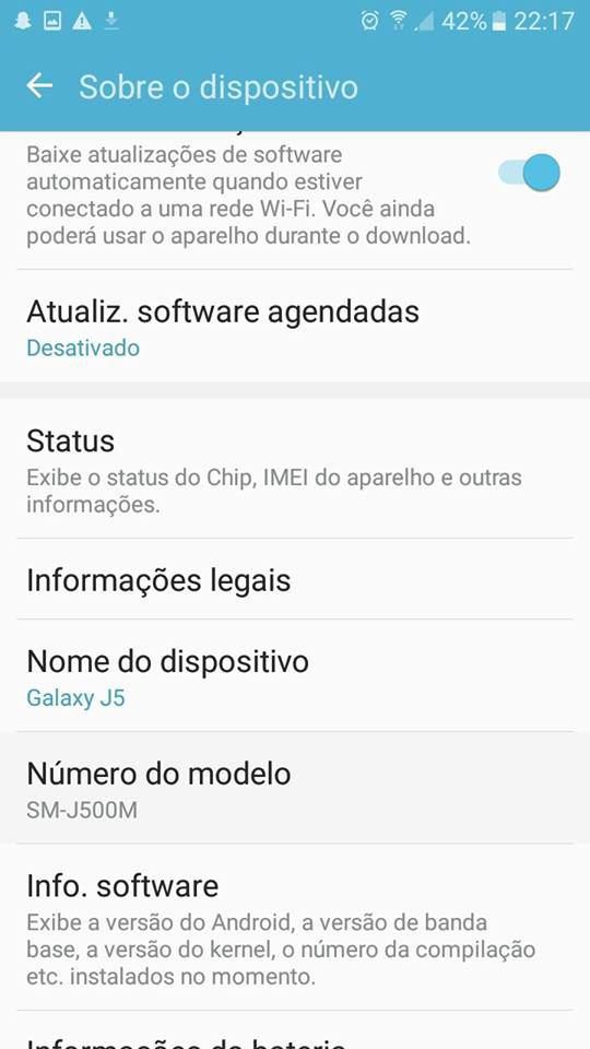 Galaxy J5 é atualizado para o Android Marshmallow no Brasil -  