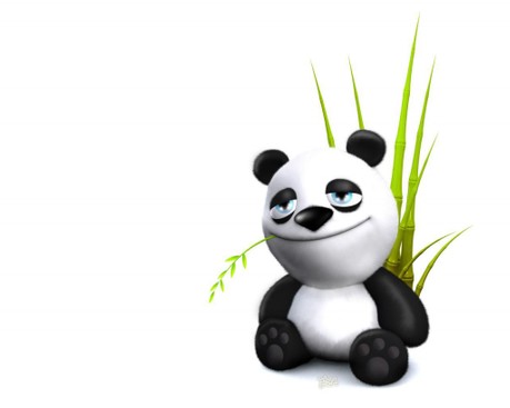 Papel De Parede Smiling Panda Animais Tudocelularcom