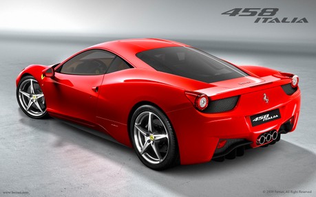 Papel De Parede Ferrari 458 Italia Rear Angle Para Apple Iphone 2g