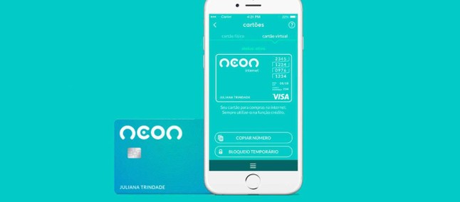 Neon lança cartão de crédito sem anuidade para seus 