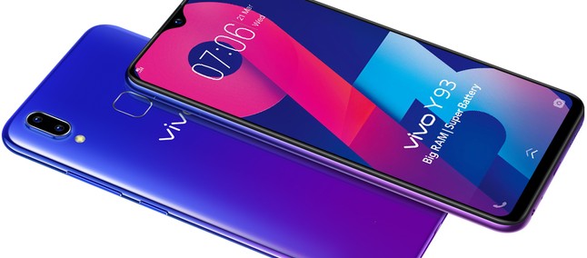  Vivo  Y93  aparelho  lan ado na ndia com hardware 