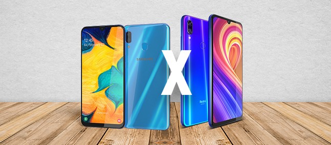 galaxy a30 vs redmi note 7