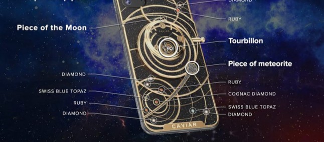 للقلة! يقوم Caviar بإنشاء خمسة طرازات فريدة من iPhone 11 مع شظايا من القمر 2
